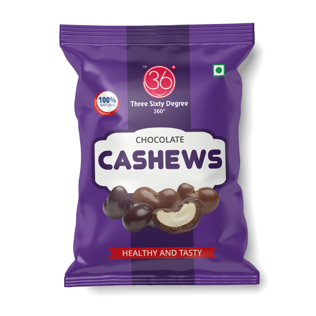 Roasted Chocolate Cashews Mini Pouches