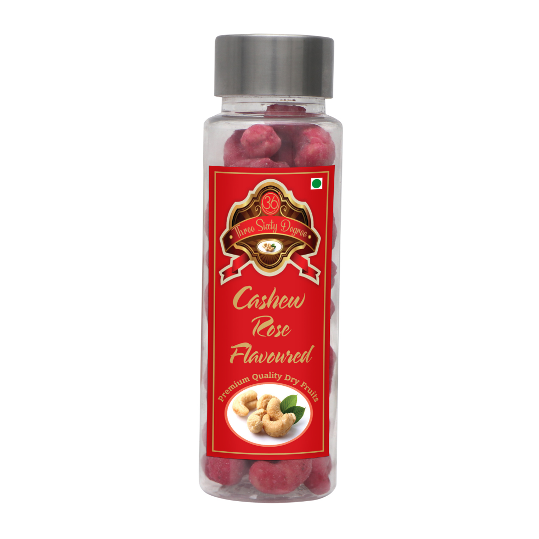 Roasted Exotic Rose Cashews In Tube
