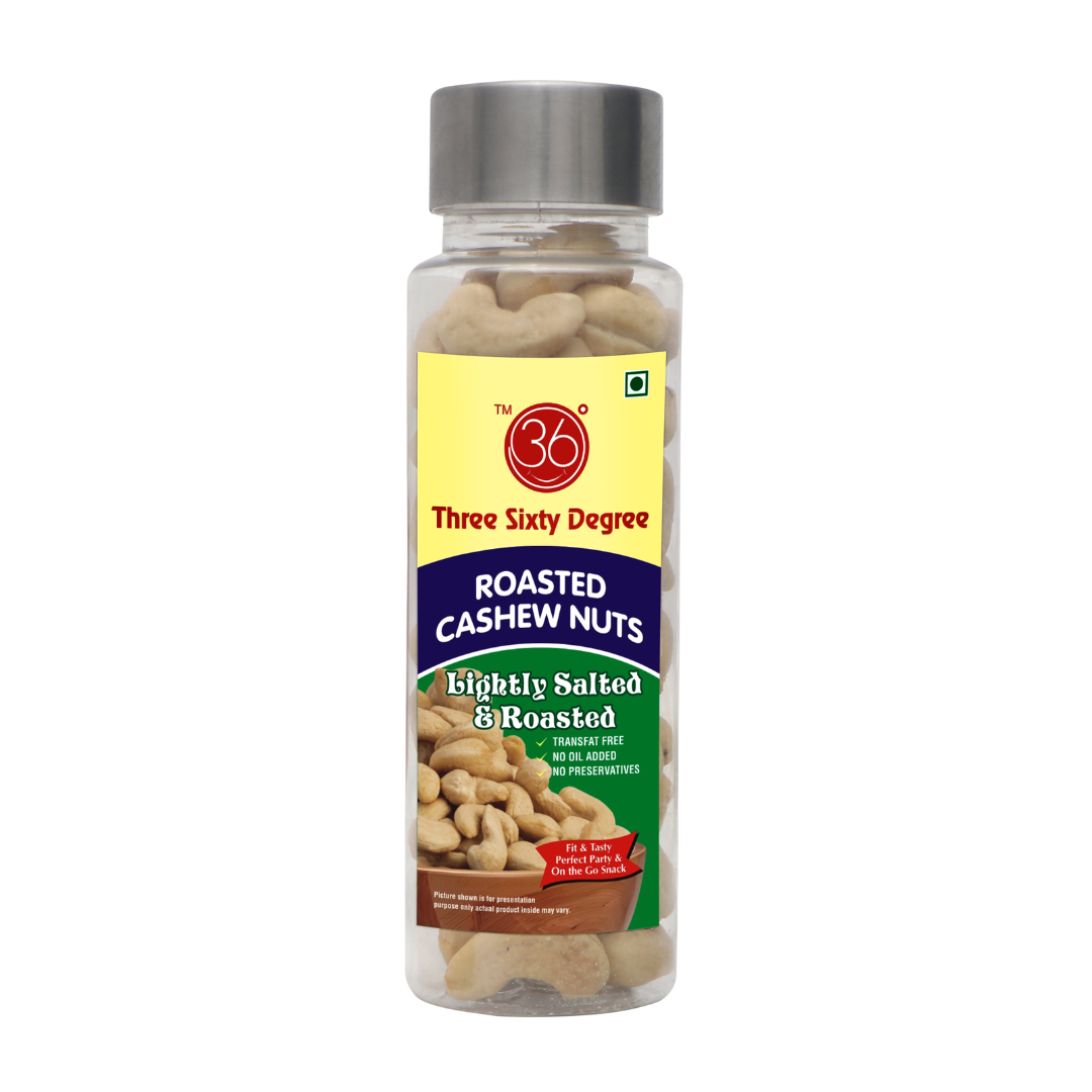 Roasted & Lightly Salted Cashews In Tube