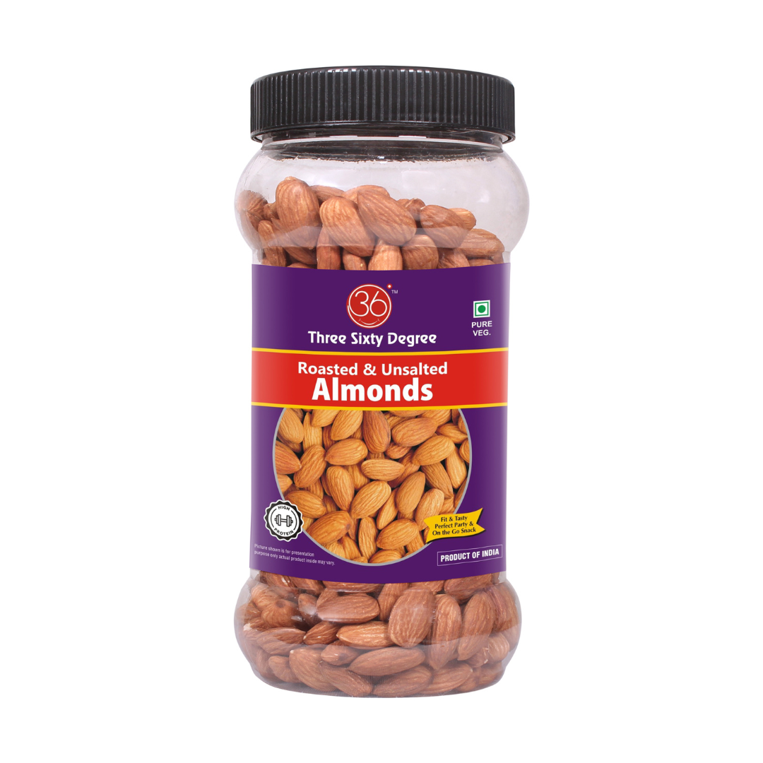 Unsalted Roasted Almonds Jar