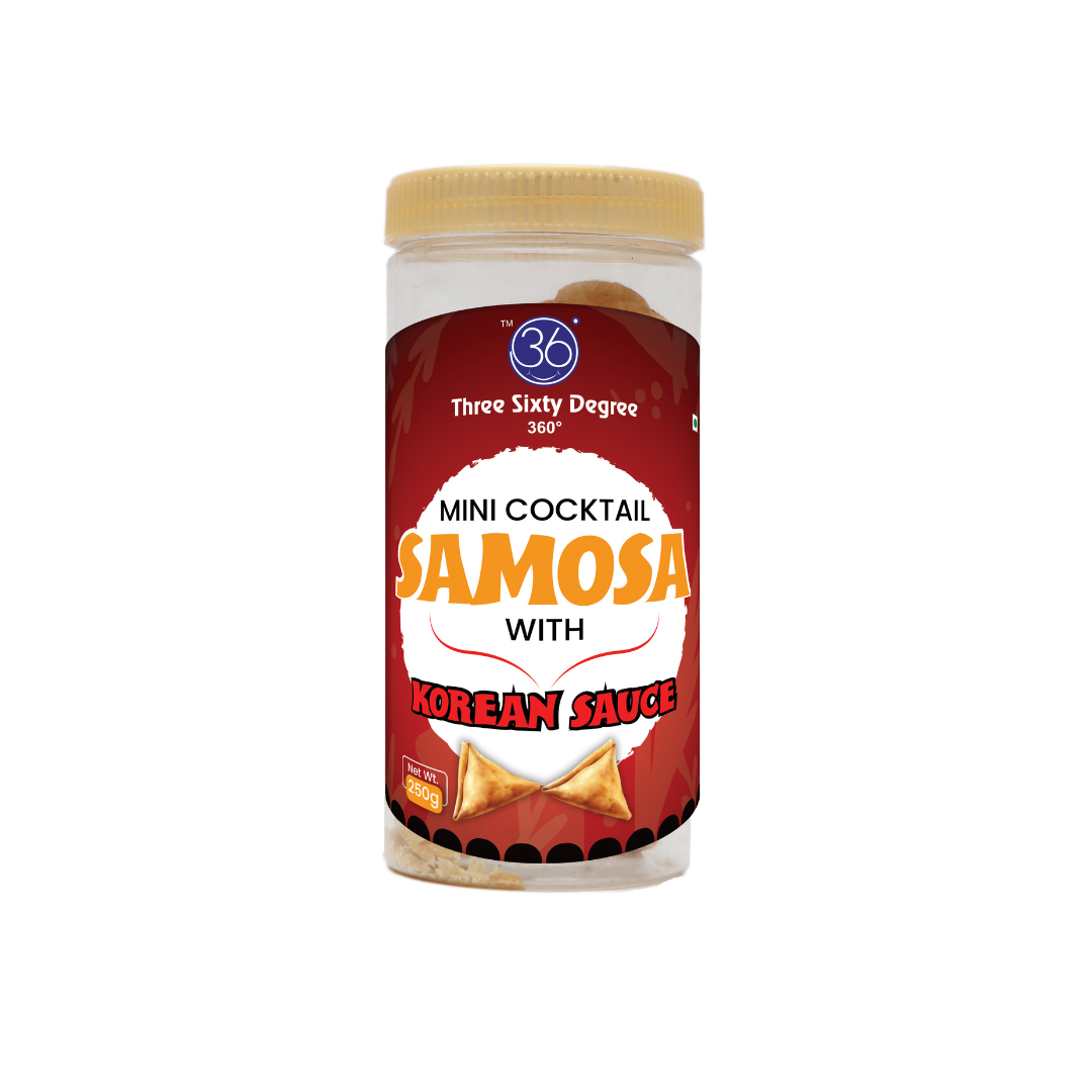 Cocktail Samosa With Korean Sauce