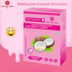 Bubblegum Roasted Coconut Chips