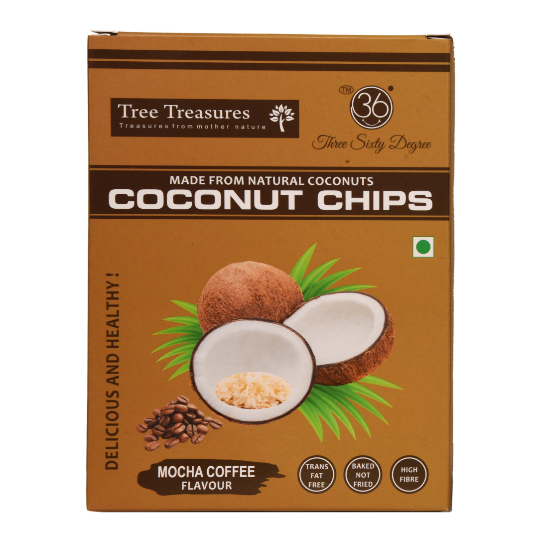 Mocha Coffee Roasted Coconut Chips