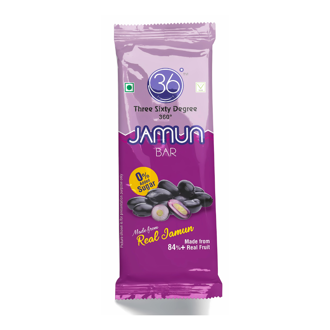 Zero Sugar Added Jamun Fruit Bars Pack of 5